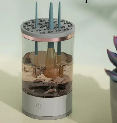 Portable Electric Makeup Brush Cleaner with USB Charging