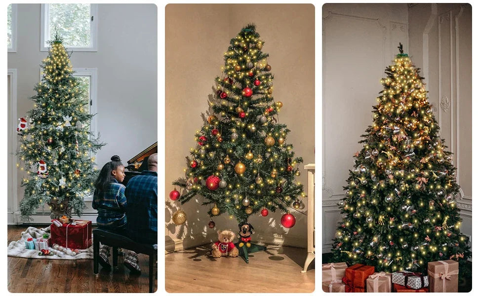 Led Christmas Tree Lights New Year's Garland String for Patio Garden 1.5M/2M/3M Waterfall Light Christmas Decoration 2025